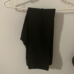 Black capri leggings, VERY stretchy